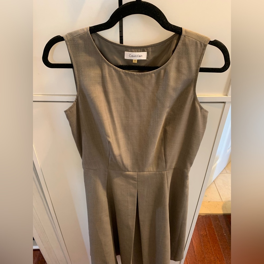 Calvin Klein tan Dress size 4